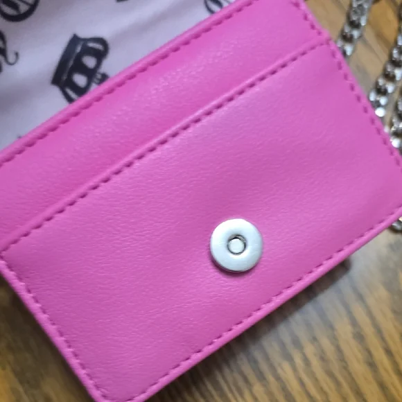 Juicy Couture Pink Mini Bag with Silver Chain - Picture 4 of 8